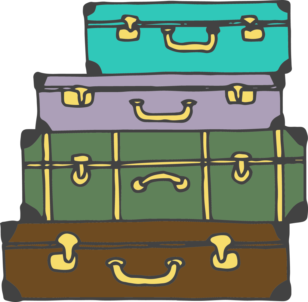 (trunks downloaded from Creative Market years ago, coloured in Gimp)